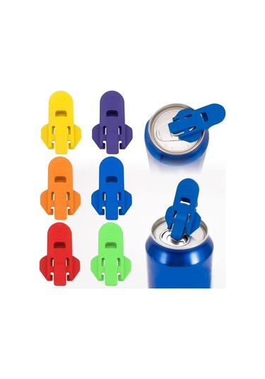 Soulader Kolay Kullanımlı Manuel Kutu Açacağı - 24'lü Paket Soda, Bira Ve Meşrubat Açıcıları Seti Çok Renkli