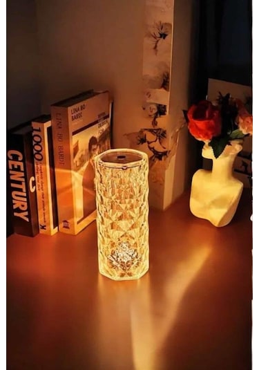 Kristal Dokunmatik Ve Kumandalı Masa Ve Gece Lambası