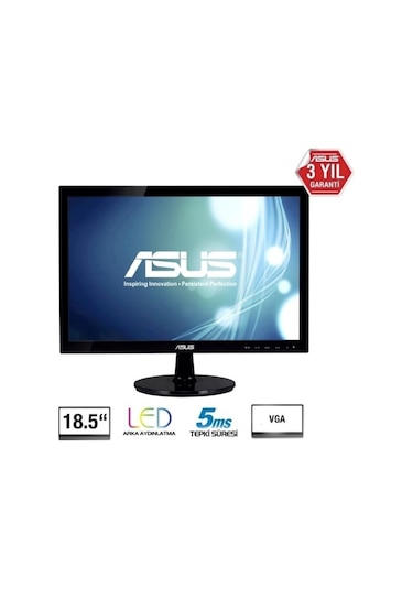 Asus 18.5 Vs197De Led Monitör 5Ms Siyah