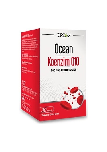 Ocean Koenzım Q10 30  Kapsül