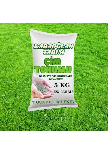 7'li Karışım Basmaya Ve Soğuklara Dayanıklı Çim Tohumu 5 Kg