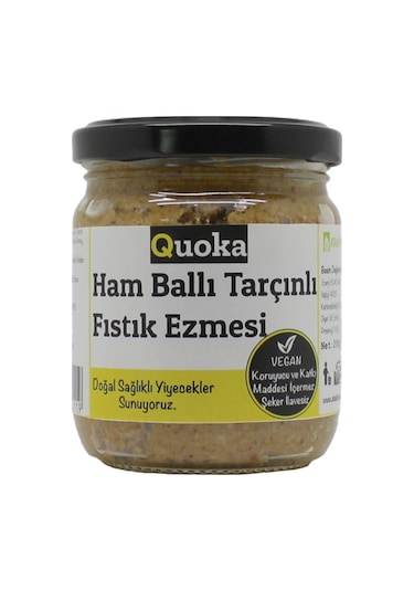 Quoka Ham Ballı Tarçınlı Fıstık Ezmesi 200 G
