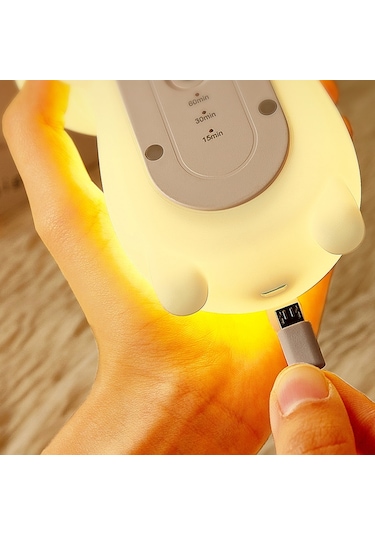 Cbtx Başucu Musluk Lambası Sevimli Köpek Dokunmatik Gece Lambası