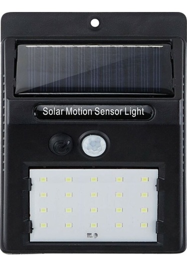 Noas 20w Neptün Solar Aplik Beyaz Işık Yl84-2001-s Siyah