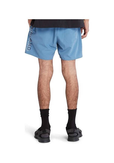 Timberland Logo Erkek Mavi Mayoşort & Mayo TB0A26M6DJ51 Mavi