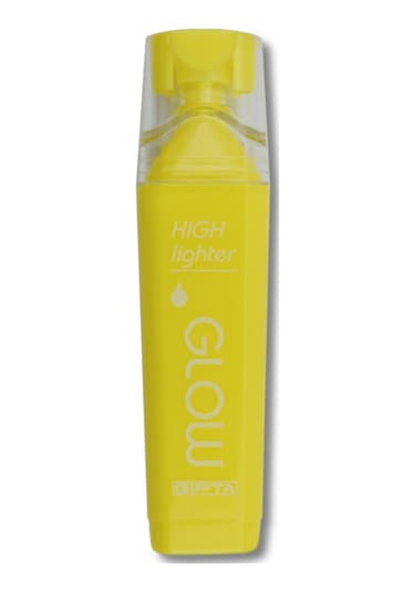 Gıpta Glow Kesik Uç Neon Sarı Fosforlu Kalem 10 Adet Sarı