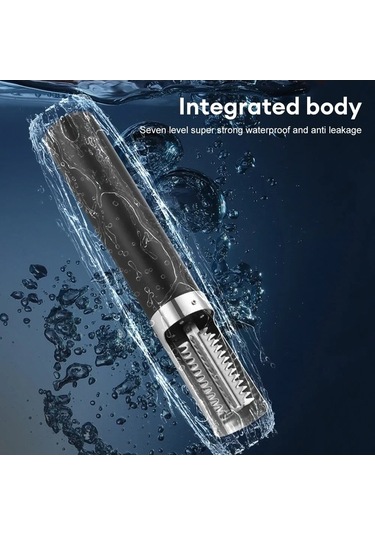 Ambition Taşınabilir Elektrikli Balık Kazıyıcı Su Geçirmez Siyah Balık Temizleme Aleti Siyah