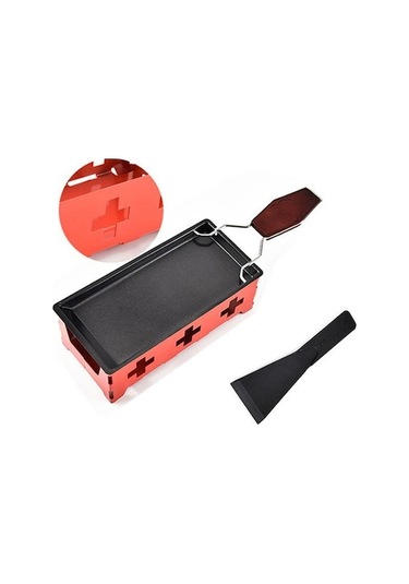 Mini Masif Ahşap Saplı Peynir Tabağı Pişirme Aletleri Peynir Tepsisi Ev Pişirme Fırını Mikrodalga Fırın Yapışmaz Peynir Tavası Kabı Kullanımı Kırmızı Kırmızı