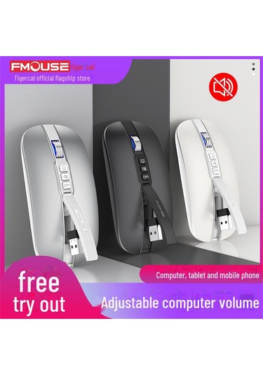 Tigercat M113 Çift Modlu Bluetooth Sessiz Ultra İnce Kablosuz Fare Ofis Ve Dizüstü Bilgisayar Kullanımı İçin Diğer