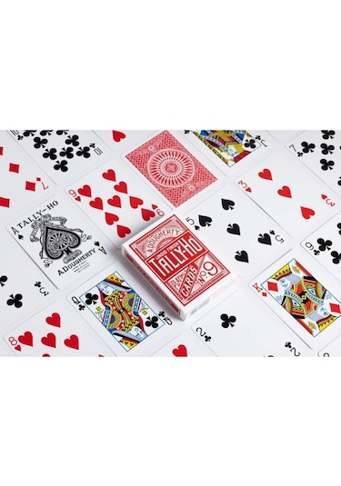 Tally-ho Circle Back Kırmızı Red Oyun Kağıdı İskambil Kartları Destesi