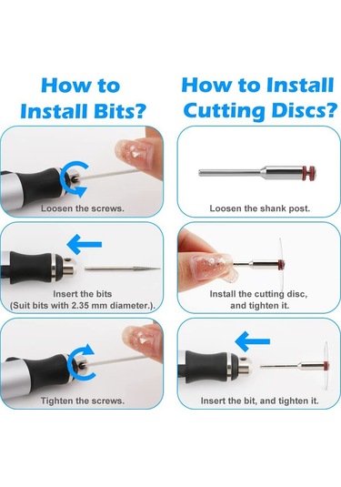 Cam Takı Ahşap Tırnak Gravürü İçin Elektrikli Gravür Kalem Seti