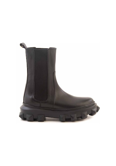 Mocassini Deri  Kadın Bot 4649