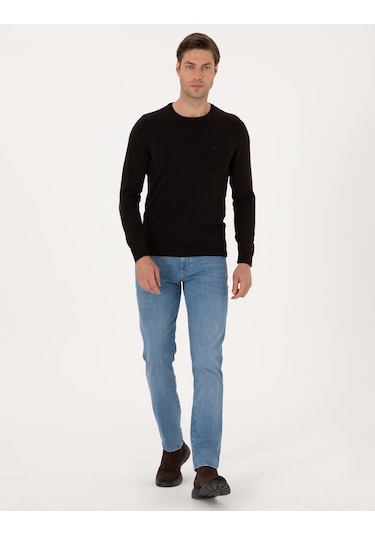 Pierre Cardin Erkek Koyu Kahverengi Kazak /triko 50315509-vr084 Koyu Kahverengi