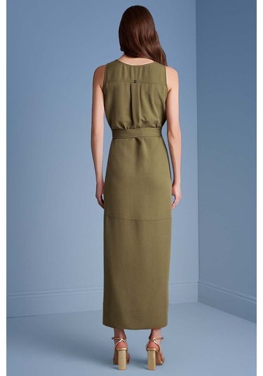 Kolsuz Haki Elbise Haki