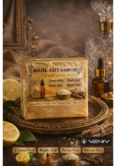 Kojik Sabunu - Kojik Asit - Pirinç Özü- Limon Özü - Meyan Özü - 100 Gr Diğer