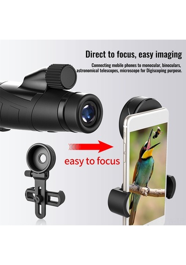 Tenfowee Evrensel Teleskop Telefon Adaptörü: Teleskop, Dürbün Ve Mikroskoplar İçin Akıllı Telefon Tutucu Siyah