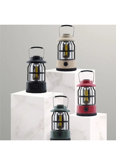 Neevoyu "taşınabilir Cob Led Kamp Feneri - Su Geçirmez, Ayarlanabilir, Acil Durum Aydınlatma" 112 Karakter Kırmızı