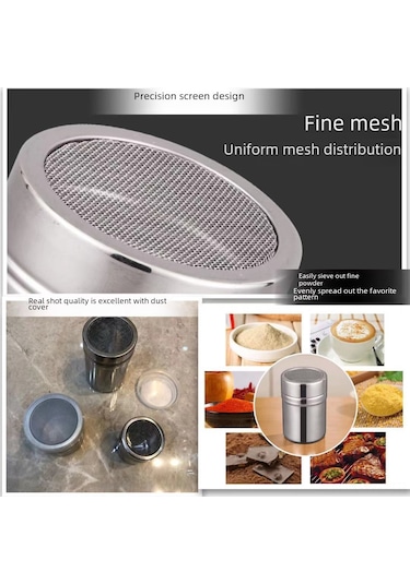 Wezone Stainless Steel Şekillendirici: Fincan, Baharat Ve Kafe Tozu İçin Ağızlı Dağıtıcı, 6.5 11.5 Büyük Boy Kapak Yok Diğer