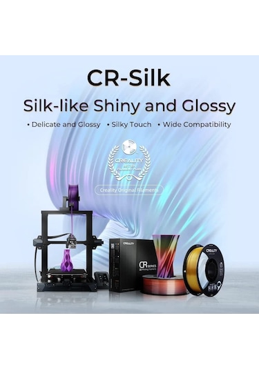 Creality Cr-silk Pla 1,75mm 3d Baskı Filament 1kg - Mor - Urhanshop Yetkili Satış