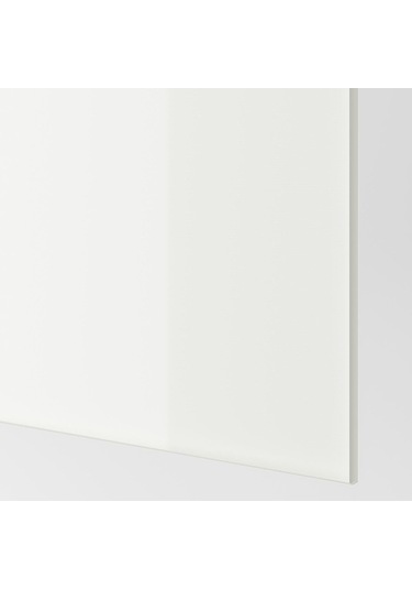 Sürgü Kapak, Beyaz Cam-ayna, 200x236 Cm Beyaz