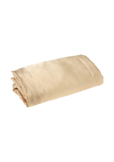 Flybuy Yumuşak İpek Hissi Polyester Çarşaf - 30cm Derinlik - Açık Bej - Çift Kişilik DiğER