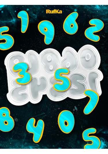 Rufka Şokolat, Epoksi Reçine Ve Alçı İçin Silikon Kalıp 310004953 Diğer