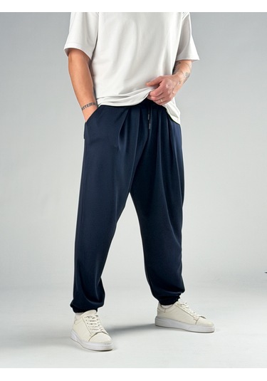 Cocopelli Pileli Lacivert Erkek Jogger Pantolon Coc2857