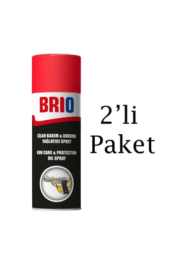 Brio Sılah Bakım & Koruma Yağlayıcı Sprey 200 ML 2'li Paket