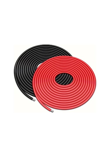 Chuangyinshop 1 Parça Kalaylı Bakır Panel Uzantı Kablosu 10awg Red 40ft 36v Çalışma Voltajı