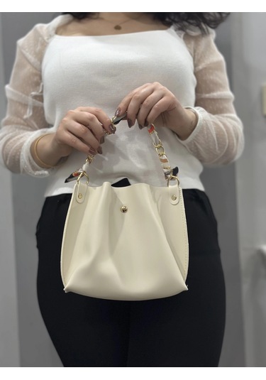 Biçomi Krem Cilt Zrm Çanta Krem