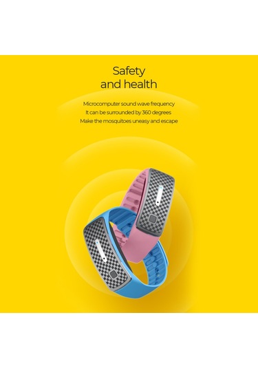 Mufunye Ultrasonik Sinek Kovucu Bilezik, Bebek Ve Hamileler İçin Uygun