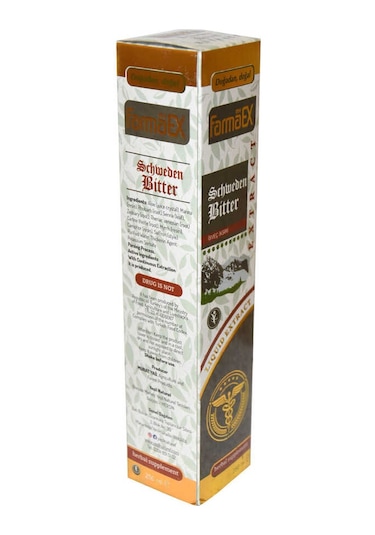 Farmaex İsveç İksiri Şurubu Bitkisel Ekstrakt Alkolsüz 250  ML
