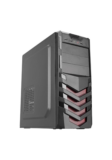 Everest 720R Peak 250W 2 Sata Mesh Midi Tower Bilgisayar Kasası Siyah