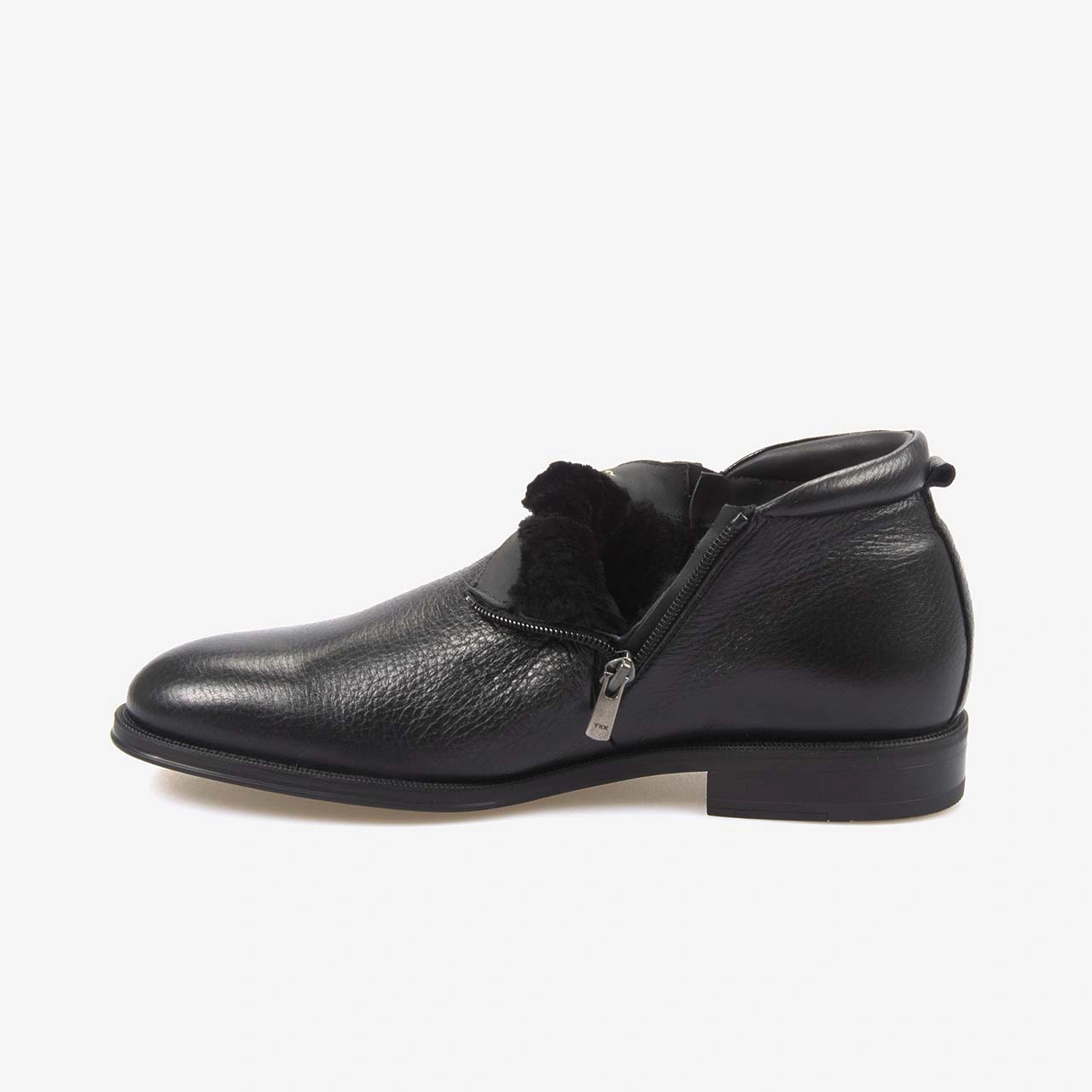 Mocassini Gold Hakiki Deri Erkek Bot A7833 Siyah