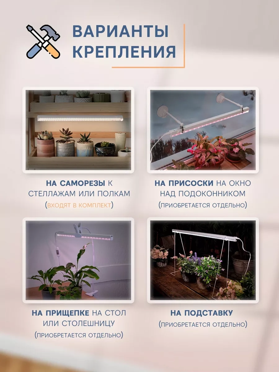 Uniel Kiler İçin Fitolamba 560mm Sple 18w 266419062 Beyaz