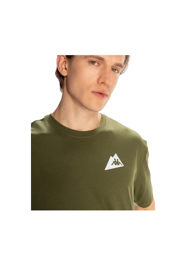 Kappa Kunio Erkek Regular Fit Tişört Haki