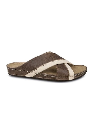 Ceyo 9964-5 Anatomik Erkek Terlik Kahve 40-45 001