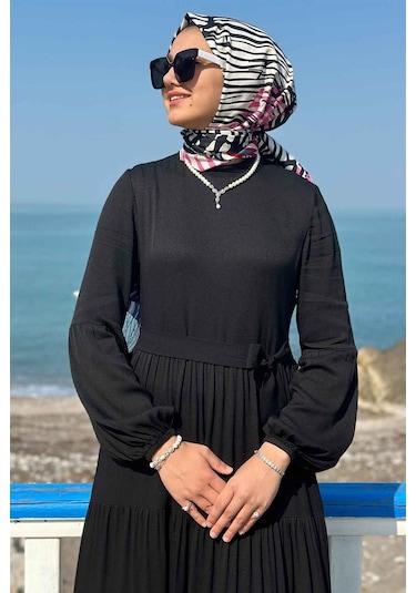 Asil Siyah Elbise Siyah