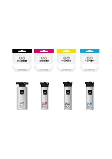 Proprint Epson C13T01C100 Uyumlu Kartuş Seti CMYK WF C529R DTW