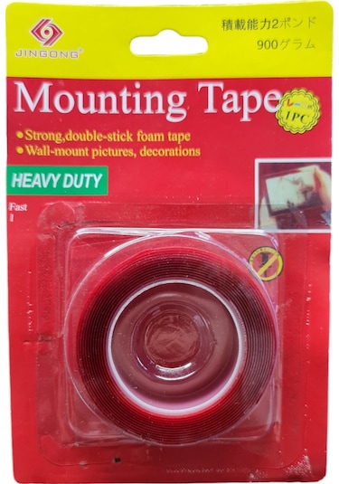 Şeffaf Çift Taraflı Bant,çift Taraflı Yapışkan Bant Şeffaf 19mm X 2m 2 Metre