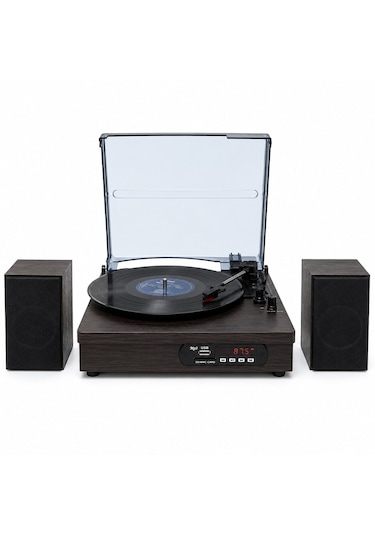 Dosound Ds-022 Nostaljik Bluetooth Pikap Çalar Usb Sd Kart Fm Radyo 1 Adet