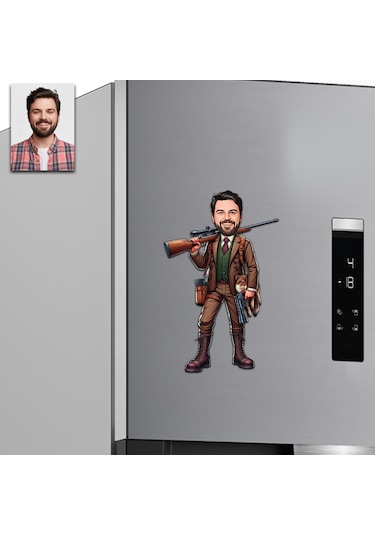 Keskin Nişancı Tasarımlı Buzdolabı Magneti