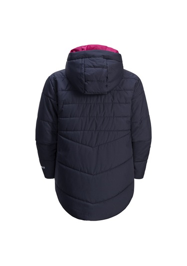 Jack Wolfskin Unısex Çocuk Outdoor Montu Solyd Ins Lacivert Su İtici