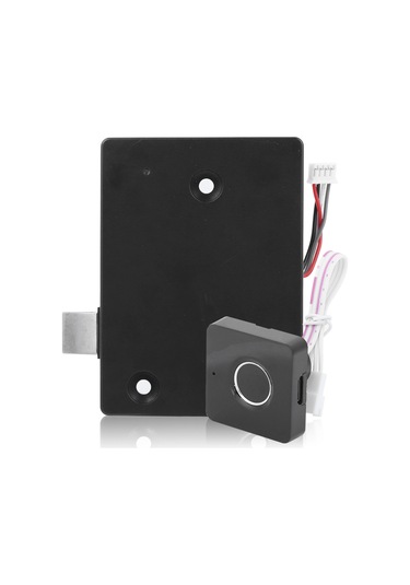 Geeroyoo Usb Şarjlı Akıllı Parmak İzi Dolap Kilitli, 0.5 Saniye Hızlı Açma, 20 Parmak İzi Kapasitesi, Düşük Gerilim Uyarısı, Üç Renkli Sensör Işığı