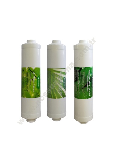 Ro Su Arıtma Cihazları için 3Lü İnline Filtre Seti
