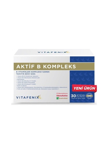 Vitafenix Aktif B Kompleks 30 Kapsül