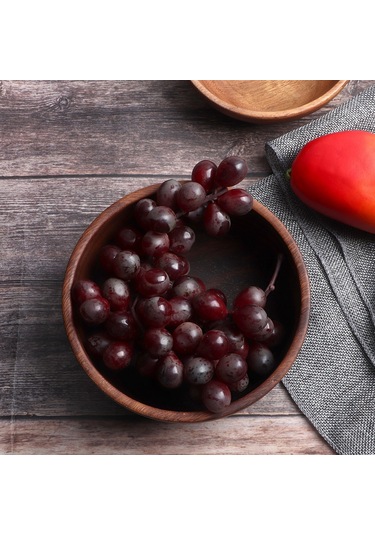 Reedark Ahşap Mutfak Tabakası 16x7 Cm - Salata, Meyve, Pilav Servis Kapsayıcı - Dayanıklı, Temiz Ve Güvenli Mutfak Gereci Diğer