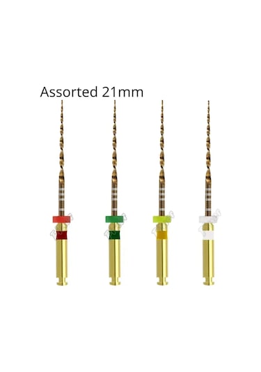 Diş Pistonlu Dalga Altın Endo Bir Dosya Endomotor Kök Kanal Hazırlama Endodontik İçin Döner Endodontik Dosyaları Fildişi