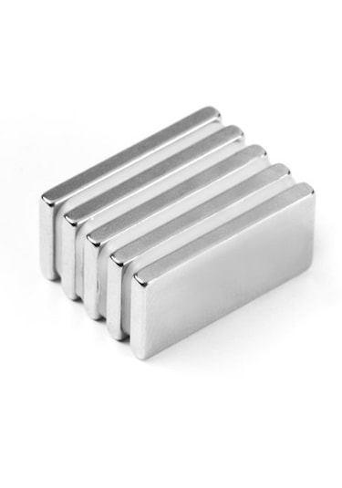 20 Adet 20x10x2 Köşeli Neodyum Magnet