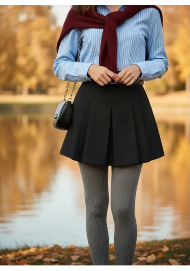 Zimberg Yazlık Kısa Mini Etek 252169652 Siyah